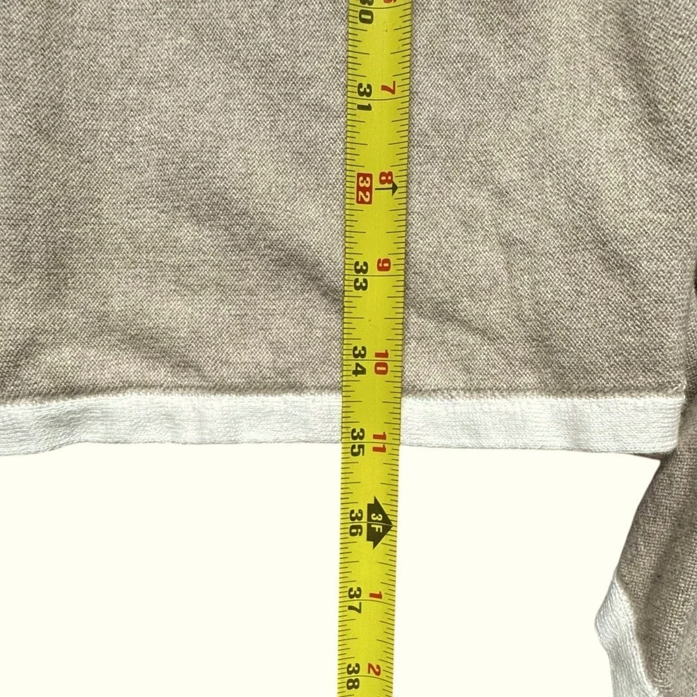 Zestt Organic Cotton Knit Open Front Long Cardigan Beige White One‎ Size Duster